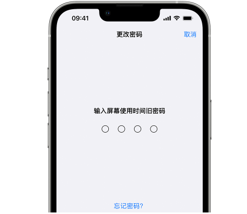 桐柏iPhone屏幕维修分享iPhone屏幕使用时间密码忘记了怎么办 