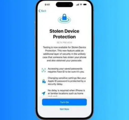 桐柏苹果授权维修店分享被盗设备保护功能开启方法 