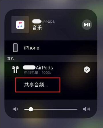 桐柏苹果14音频维修点分享iPhone14音频共享设置方法 