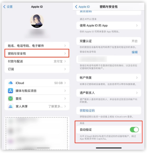 桐柏苹果手机维修分享iOS 16 自动验证功能开启方法 